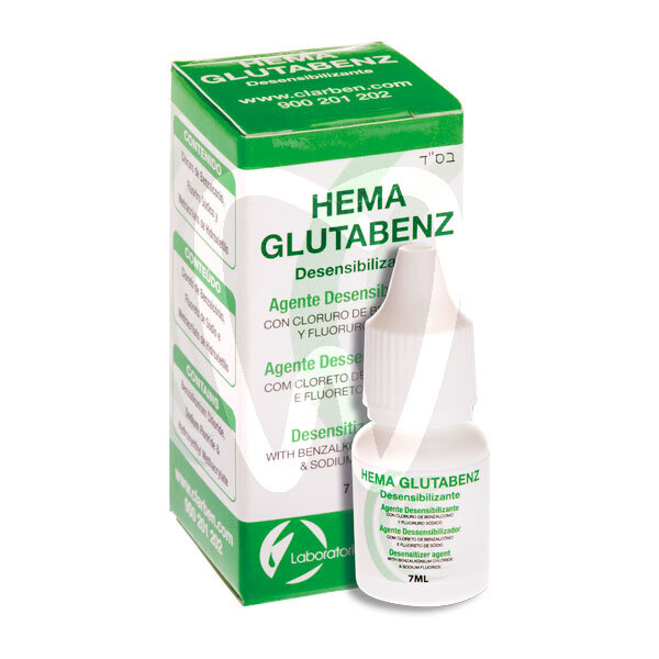 Hema glutabenz desensibilizante prevención y diagnóstico laboratorios clarben