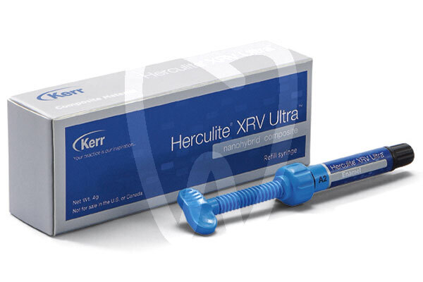 Herculite xrv ultra jeringa reconstrucción kerr