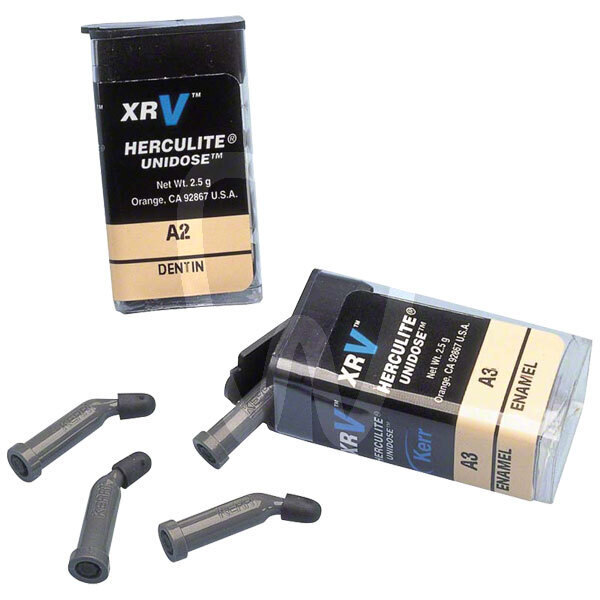 Herculite xrv unidose dentina reconstrucción kerr