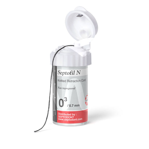 Hilo retracción septofil n.000 ultra-fino impresión y prótesis septodont