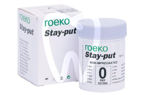 Hilo retractor stay-put nº 0-3 impresión y prótesis roeko