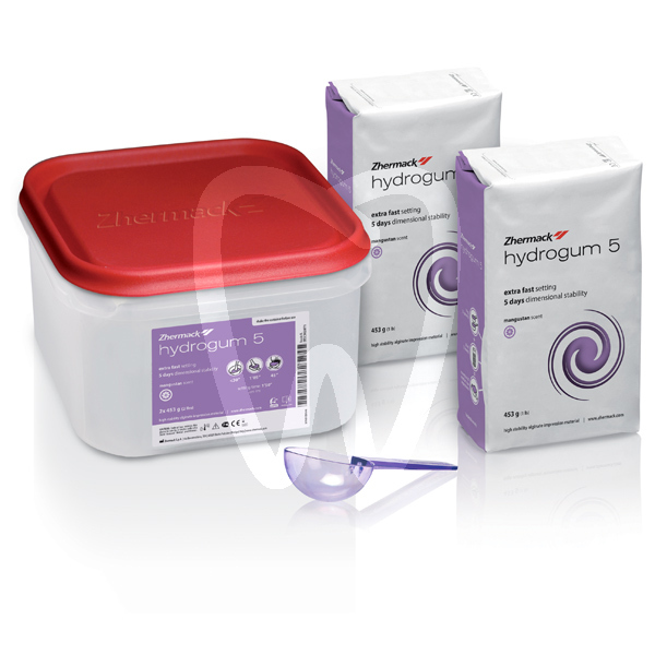 Hydrogum 5 (2x453gr + cont + medidores) impresión y prótesis zhermack