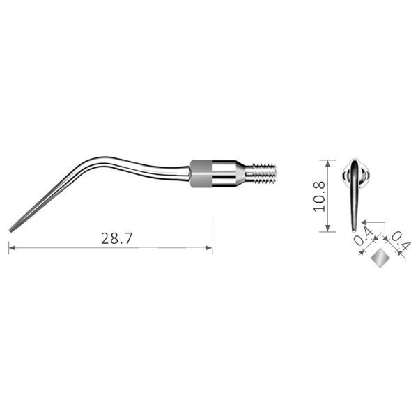 Inserto bestdent n.k4 nsk-ti-max profilaxis bestdent