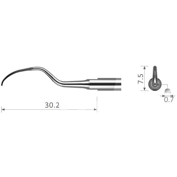 Inserto bestdent sh3 satelec profilaxis bestdent