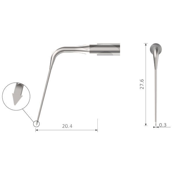 Inserto bestdent srogp satelec profilaxis bestdent