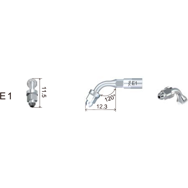 Inserto woodpecker endodoncia compatible sirona . es1 profilaxis woodpecker