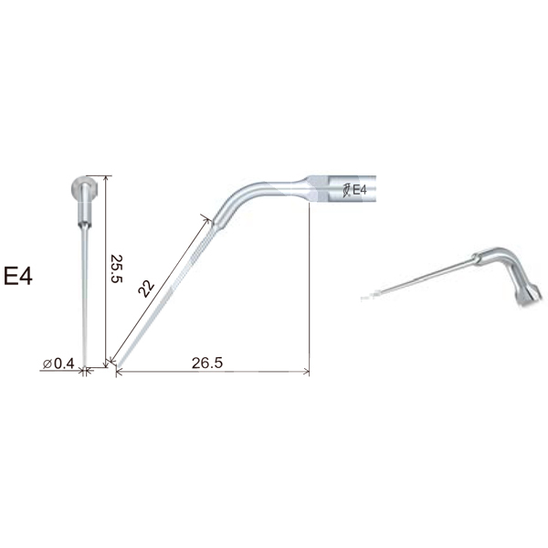 Inserto woodpecker endodoncia compatible sirona. es4 profilaxis woodpecker