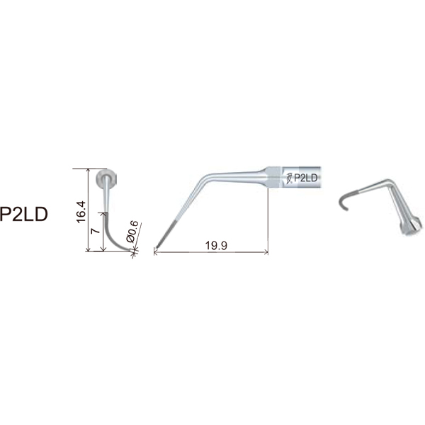 Inserto woodpecker periodoncia compatible ems/mectron. p2ld profilaxis woodpecker