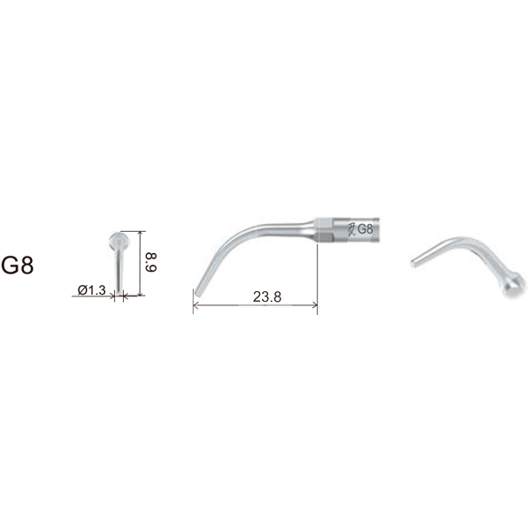 Inserto woodpecker profilaxis compatible sirona. gs8 (p/ sirona air scaling) profilaxis woodpecker