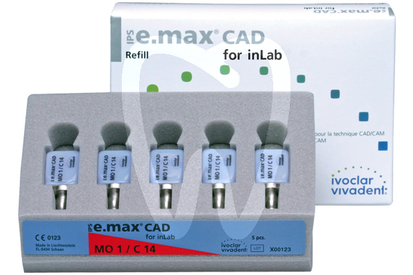 Ips e.max cad cerece/inlab mo c14 impresión y prótesis ivoclar