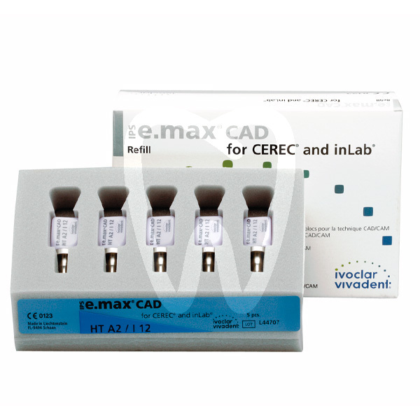 Ips e.max cad cerec/inlab alta translucidez i12/5 impresión y prótesis ivoclar