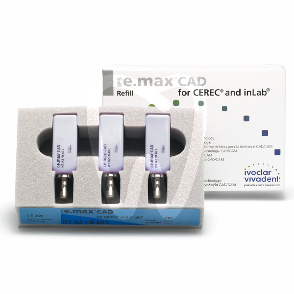 Ips e.max cad cerec/inlab ht b40l/3 impresión y prótesis ivoclar