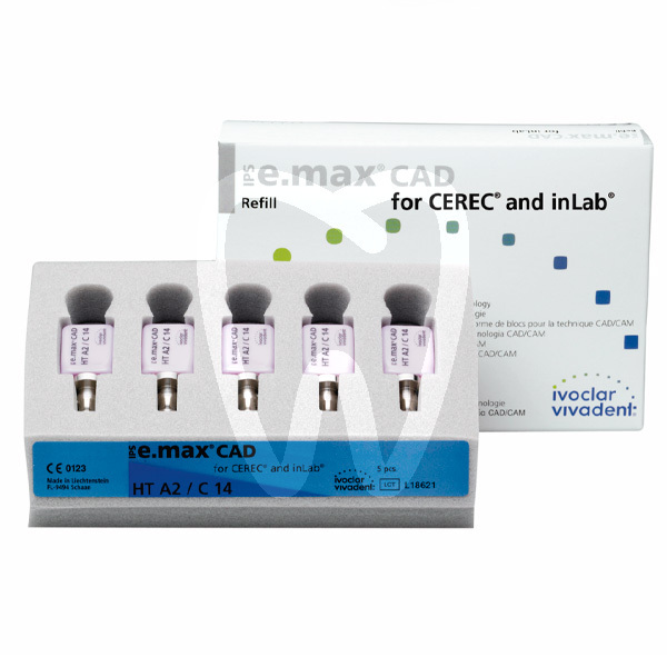 Ips e.max cad cerec/inlab ht c14 impresión y prótesis ivoclar