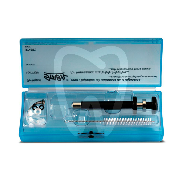 Jeringa para elastomeros stabyl impresión y prótesis stabyl