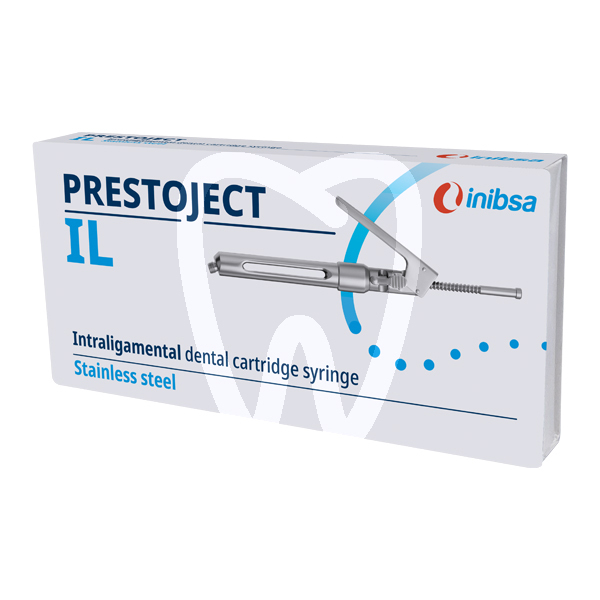 Jeringa prestoject il intraligamentosa instrumental inibsa