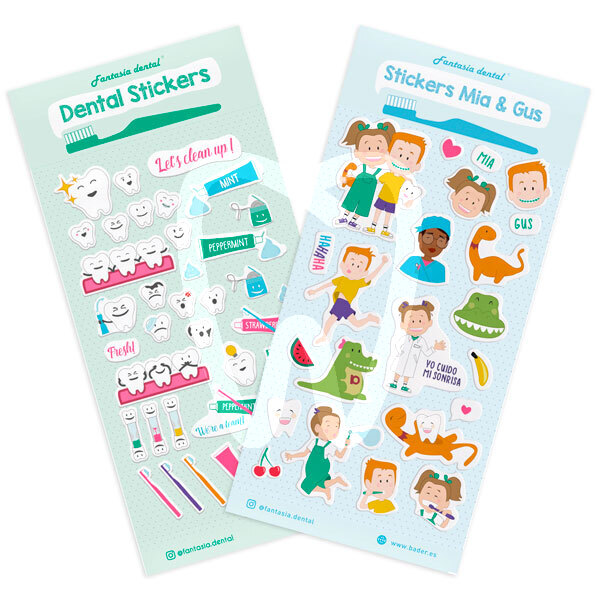 Juguetes stickers mia & gus instrumental bader