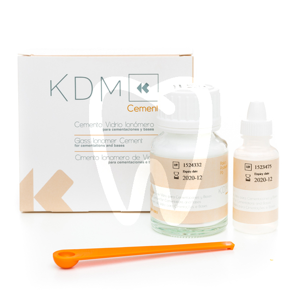 Kdm cement  kit intro polvo + liquido cementos kdm