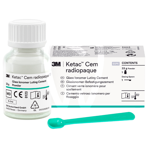Ketac-cem radiopaco reposición polvo cementos solventum (3m)