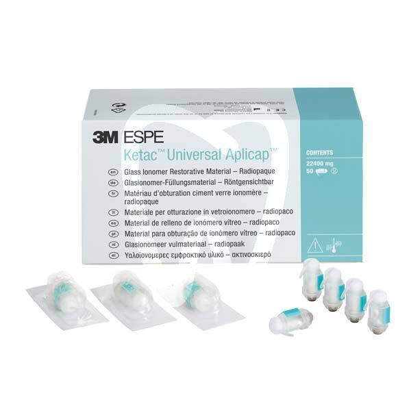Ketac universal aplicap 50 cápsulas cementos solventum (3m)