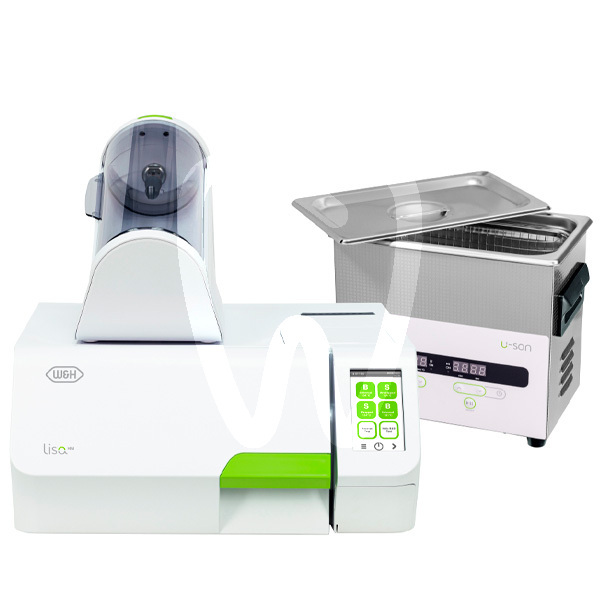 Kit 4 lisa mini 5l+assistina one+uson 3l esterilización y desinfección w&h