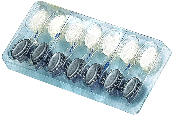 Kit ligaduras elásticas plata/transparentes elastómeros leone