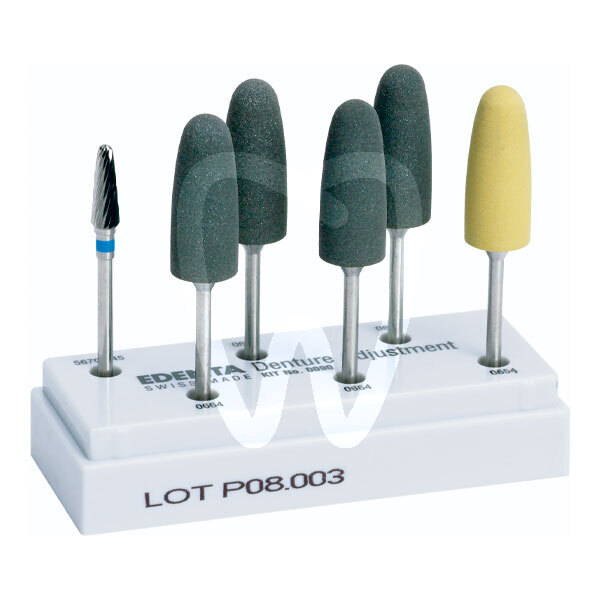 Kit pulido protesis reconstrucción edenta