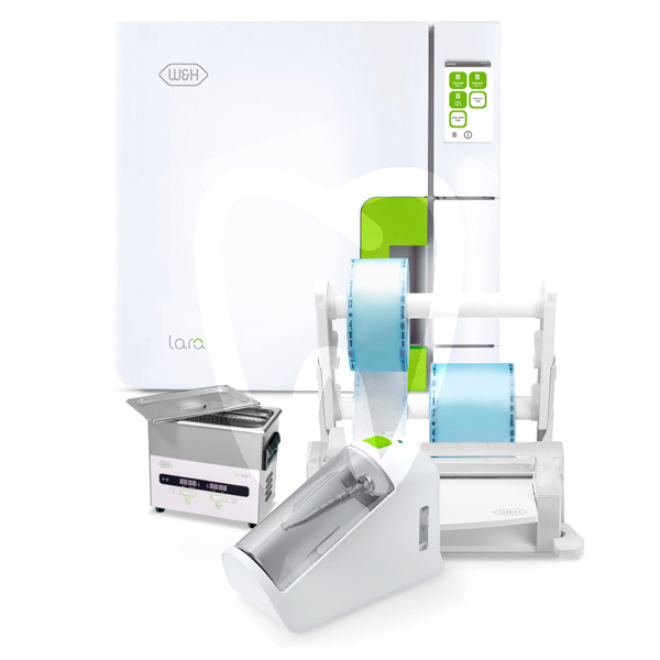 Lara 22+ seal2 + uson 3l + assistina one esterilización y desinfección w&h