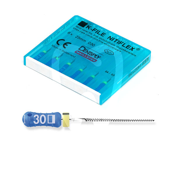 Limas niti-flex maillefer nº 15-60 endodoncia dentsply maillefer