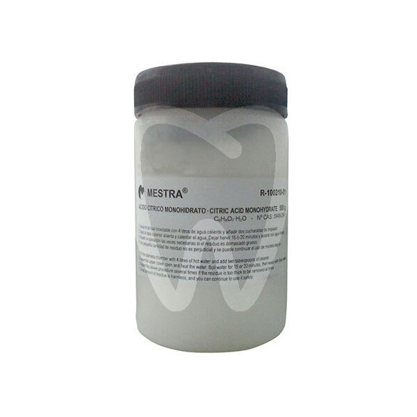 Limpiador destilador.ácido cítrico esterilización y desinfección mestra