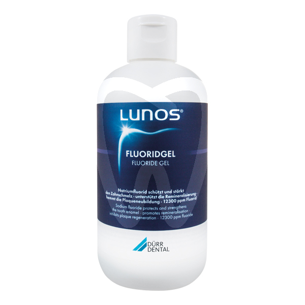 Lunos gel con fluoruro prevención y diagnóstico dürr