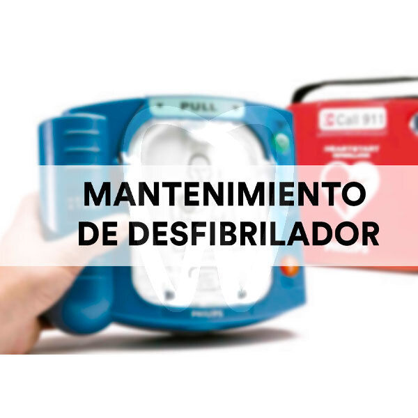 Mantenimiento dea tele asistido 1 año aparatos emergencias y rcp philips