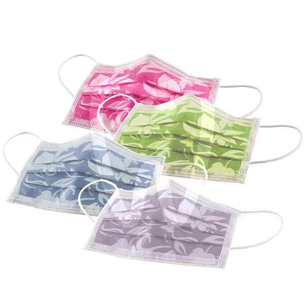Mascarillas florales desechables euronda monoart