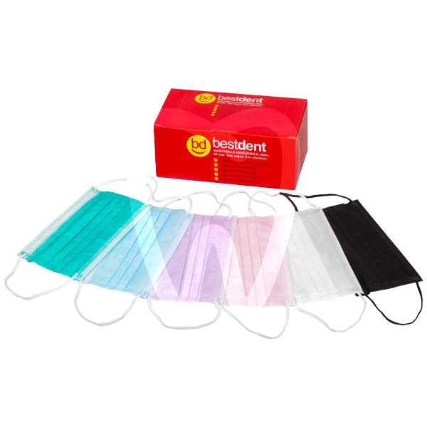 Mascarillas rectangulares bestdent desechables bestdent