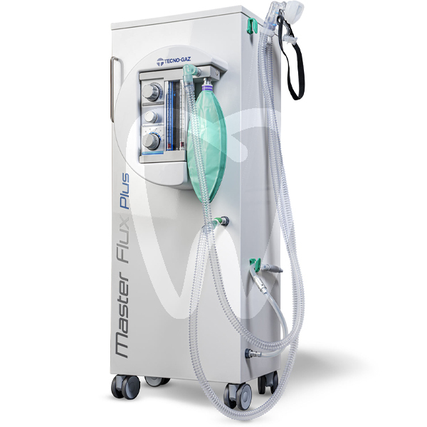 Master flux plus analogica con carro sistema de sedación conciente cirugía e implantes tecno-gaz