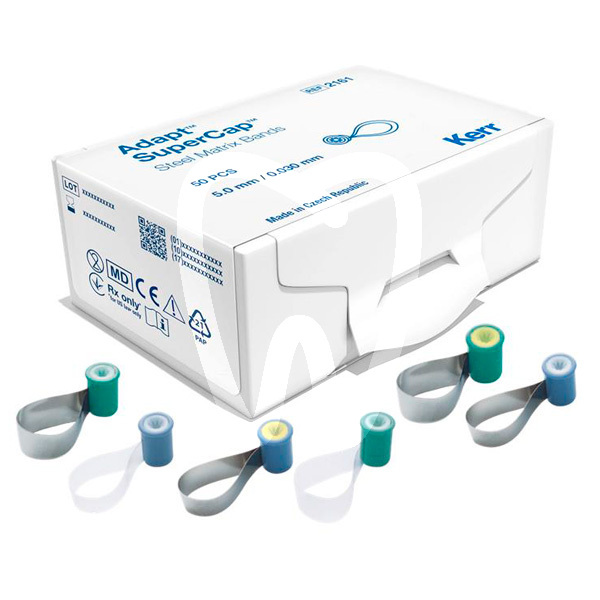 Matrices plástico transparente  adapta supercap  0,050 mm. reconstrucción kerr