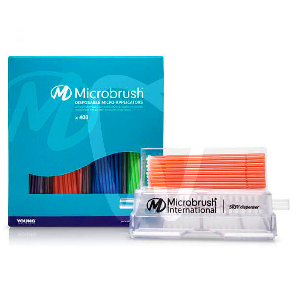 Microbrush plus aplicador bolita + dispensador reconstrucción microbrush