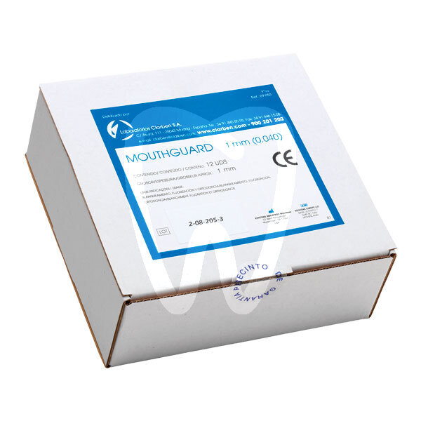 Mouthguard 1mm (12und) impresión y prótesis laboratorios clarben