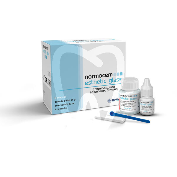 Normocem esthetic glass cementos normon