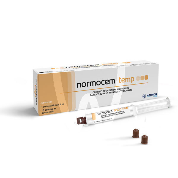 Normocem temp sin eugenol cementos normon