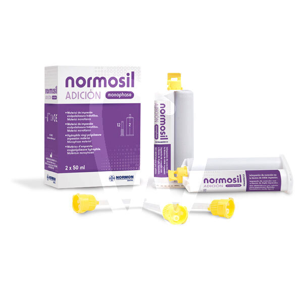 Normosil adicion monophase impresión y prótesis normon