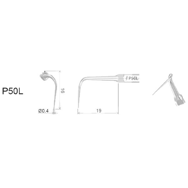 Nserto woodpecker periodoncia compatible ems/mectron.50l (pt3/pt5) profilaxis woodpecker