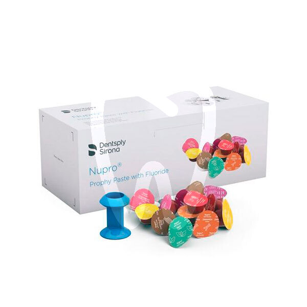 Nupro copas con flúor y sin flúor prevención y diagnóstico dentsply