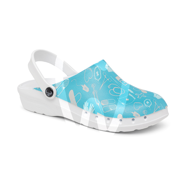 Oden fusion print medical uniformes suecos