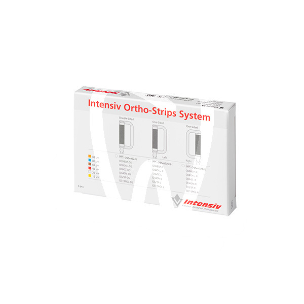 Ortho-strip surtido 6 limas una cara derecha instrumental intensiv