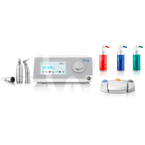 Pack chiropro plus 3rd + ca 20:1 l ms + pedal inalámbrico + triopack mantenimien cirugía e implantes bien-air