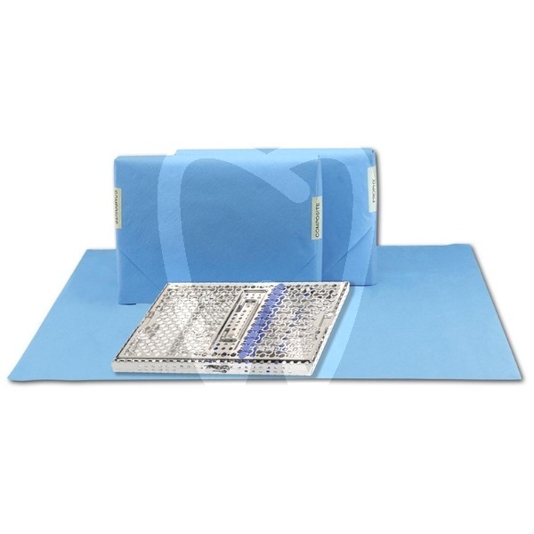 Papel crepado esterilización 50x50 cm desechables hu-friedy