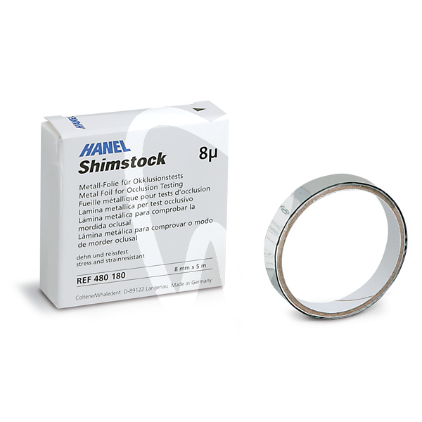 Papel de articular metálico hanell 8 mic impresión y prótesis hanel