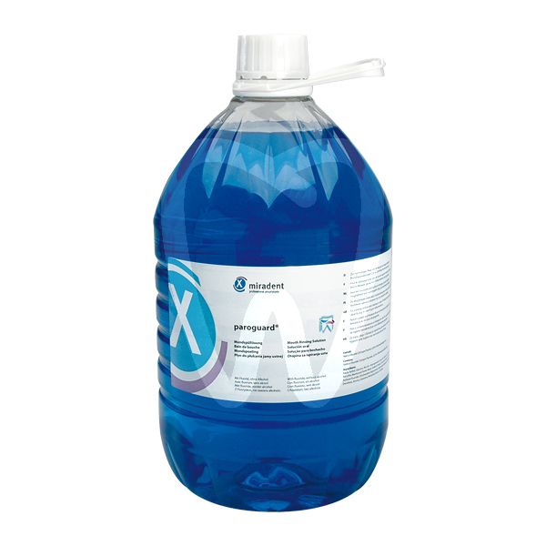 Paroguard colutorio con flúor prevención y diagnóstico hager & werken