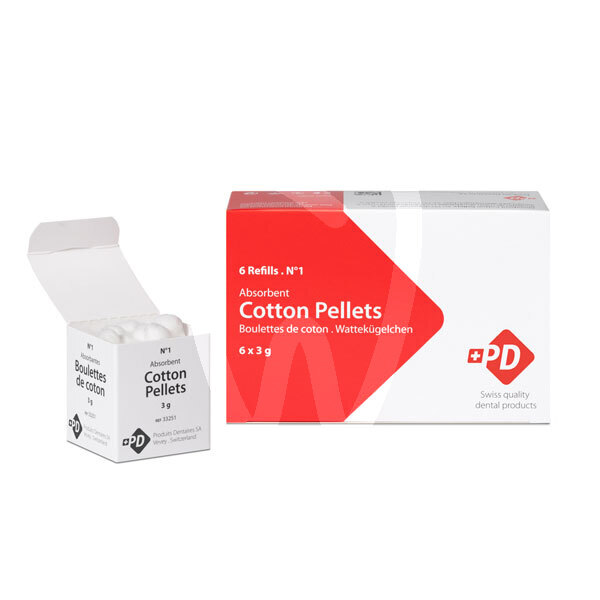 Pellets de algodón n.2 desechables p.d.