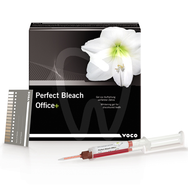 Perfect bleach office set 35%  peroxido de hidrogeno prevención y diagnóstico voco
